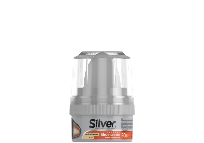 SILVER INSTANT SHINE SHOE CREAM NEUTRAL 50ML