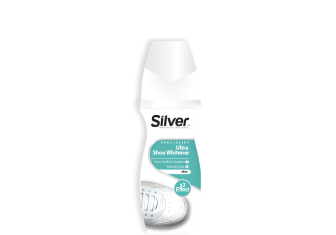 SILVER LIQUID ULTRA SHOE WHITNER 75 ML