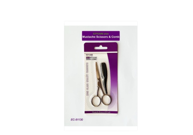 EZYCARE PLUS MUSTACH SCISSORS &COMB