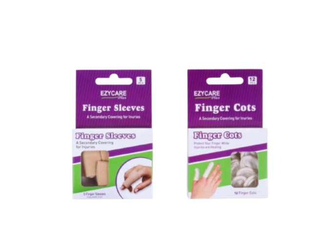 EZYCARE PLUSE FINGER SLEEVES & COTS