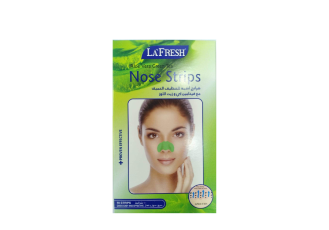 LA'FRESH ALOEVERA GREEN TEA NOSE STRIPS