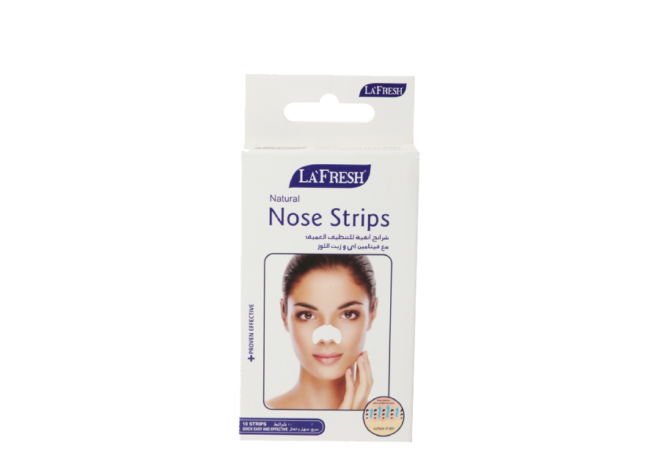 LA'FRESH NATURAL NOSE STRIPS 10 STRIPS