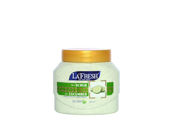 LA'FRESH PURE.FRESH.NATURAL DEEP EXFOLIATING SCRUB CUCUMBER 500ML