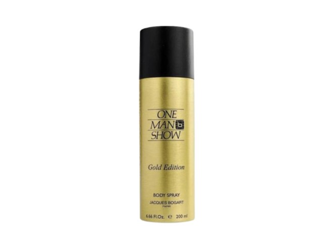ONE MAN SHOW GOLD EDITION BODY SPRAY JACQUES BOGART PARIS 200ML