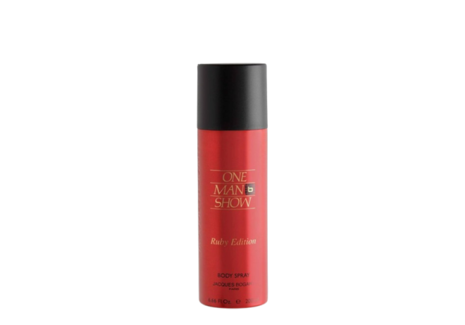 ONE MAN SHOW RUBY EDITION BODY SPRAY JACQUES BOGART PARIS 200ML