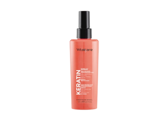 VITALCARE KERATIN SPRAY STRENGTHENING HEAT PROTECTION - 125ML