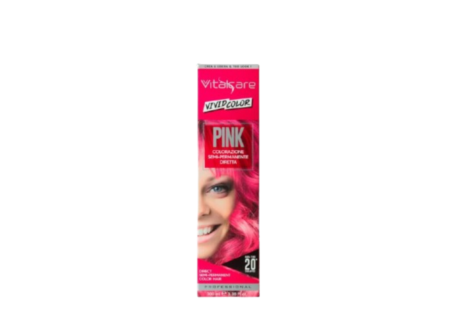 VITALCARE VIVID HAIR COLOUR PINK 100ML