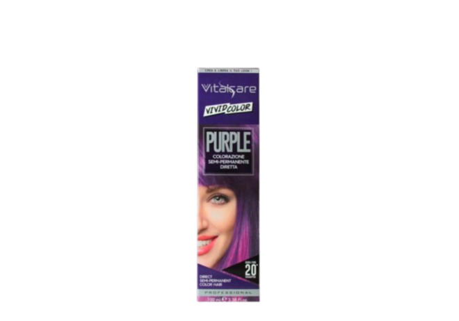 VITALCARE VIVID HAIR COLOUR PURPLE 100ML