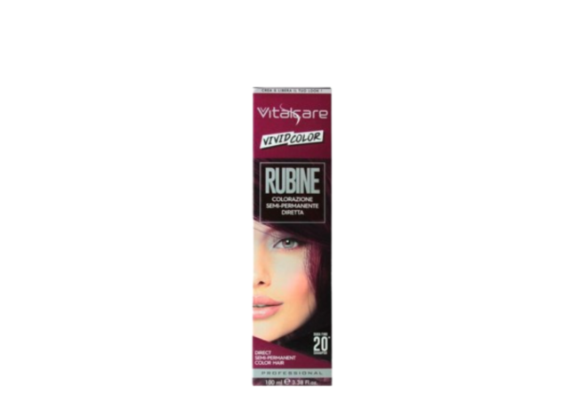 VITALCARE VIVID HAIR COLOUR RUBINE 100ML
