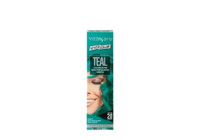 VITALCARE VIVID HAIR COLOUR TEAL 100 ML